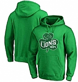 Men's Detroit Lions Pro Line by Fanatics Branded St. Patrick's Day Paddy's Pride Pullover Hoodie Kelly Green FengYun,baseball caps,new era cap wholesale,wholesale hats